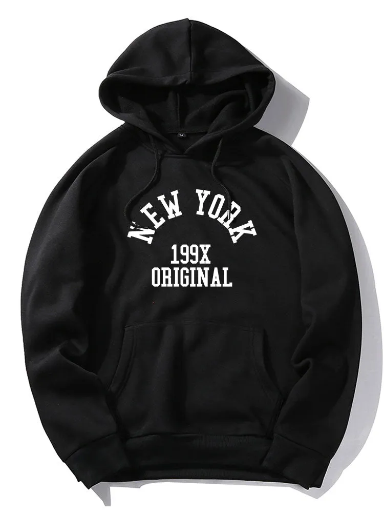 New York Print Hoodie sold by Hoooyi product image thumbnail 2