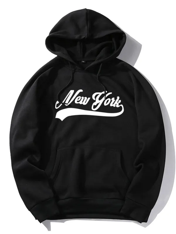 New York Letter Hoodies made by Hoooyi