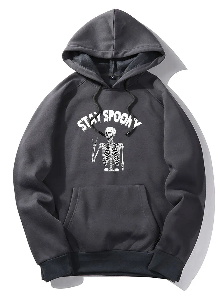 Halloween Skeleton Print Hoodie sold by Hoooyi product image thumbnail 3