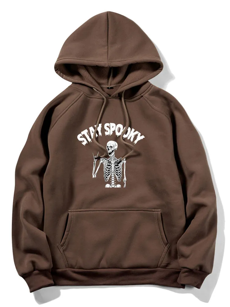 Halloween Skeleton Print Hoodie sold by Hoooyi product image thumbnail 2