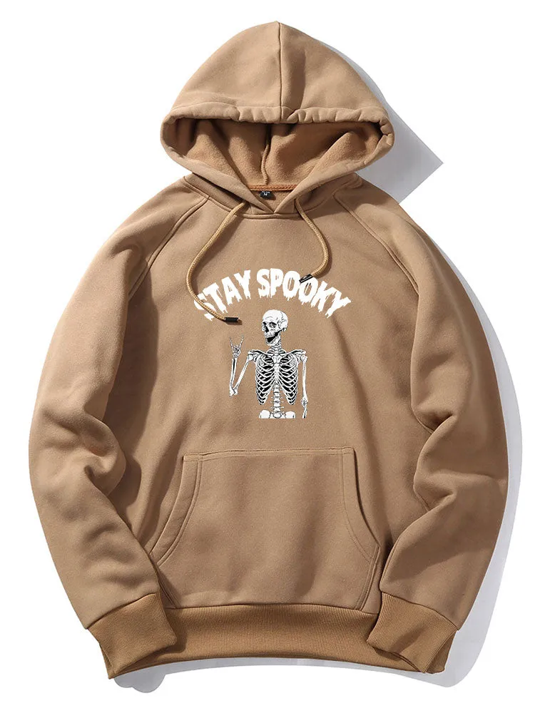 Halloween Skeleton Print Hoodie sold by Hoooyi product image thumbnail 4