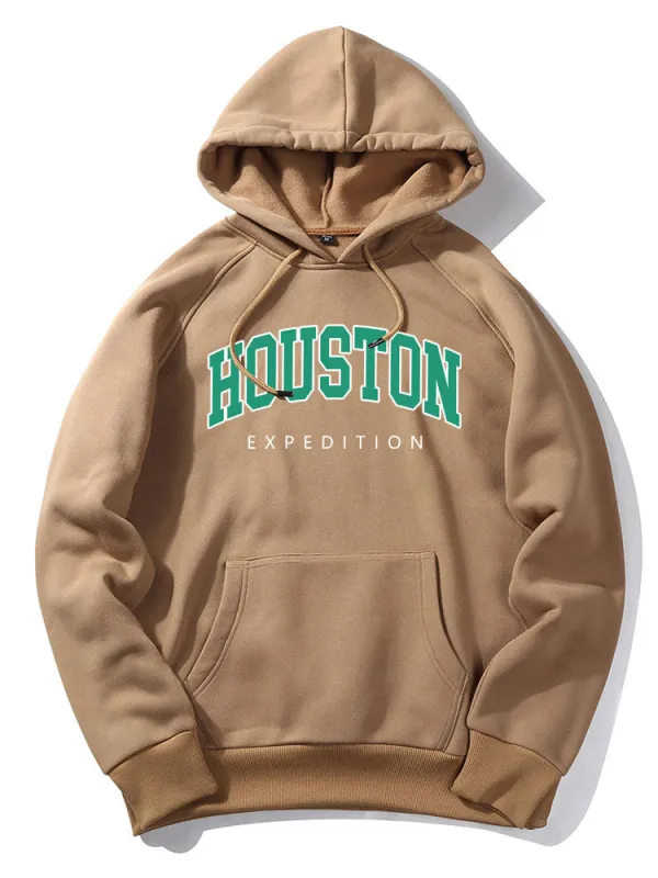 Houston Print Hoodie made by Hoooyi