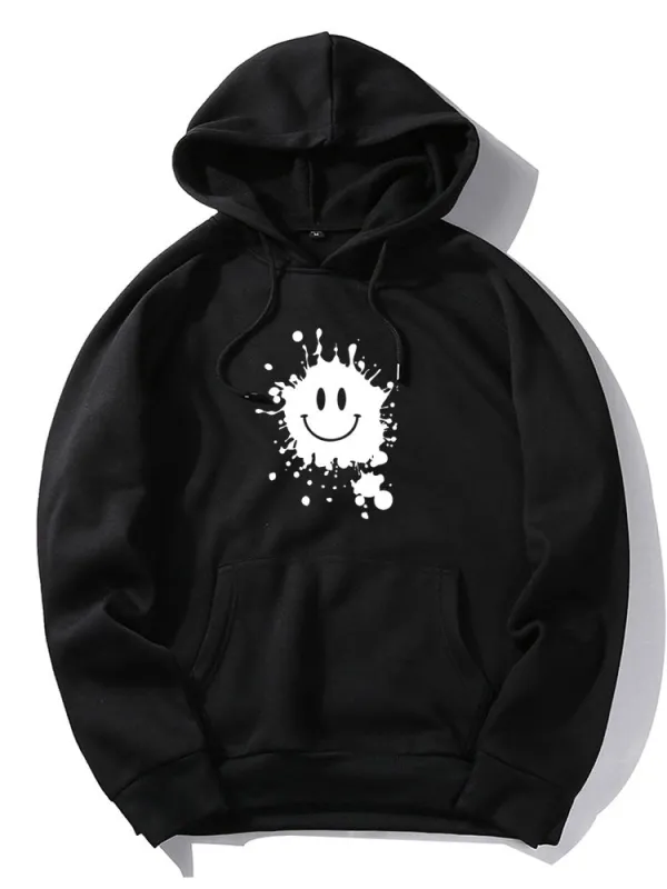 Mud Splash Smiley Hoodie made by Hoooyi