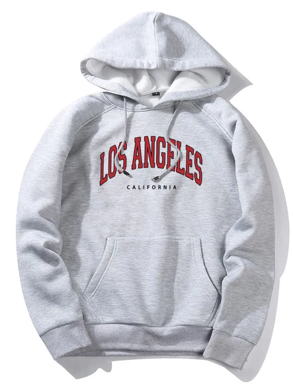 Los Angeles Print Hoodies made by Hoooyi