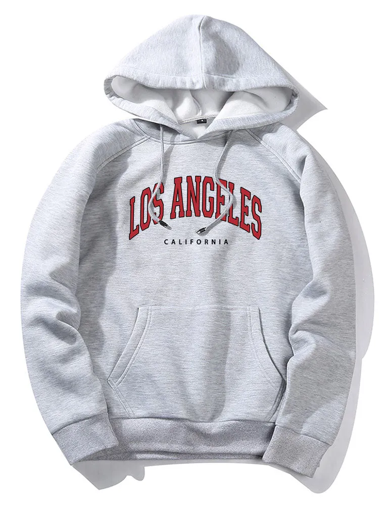 Los Angeles Print Hoodies sold by Hoooyi