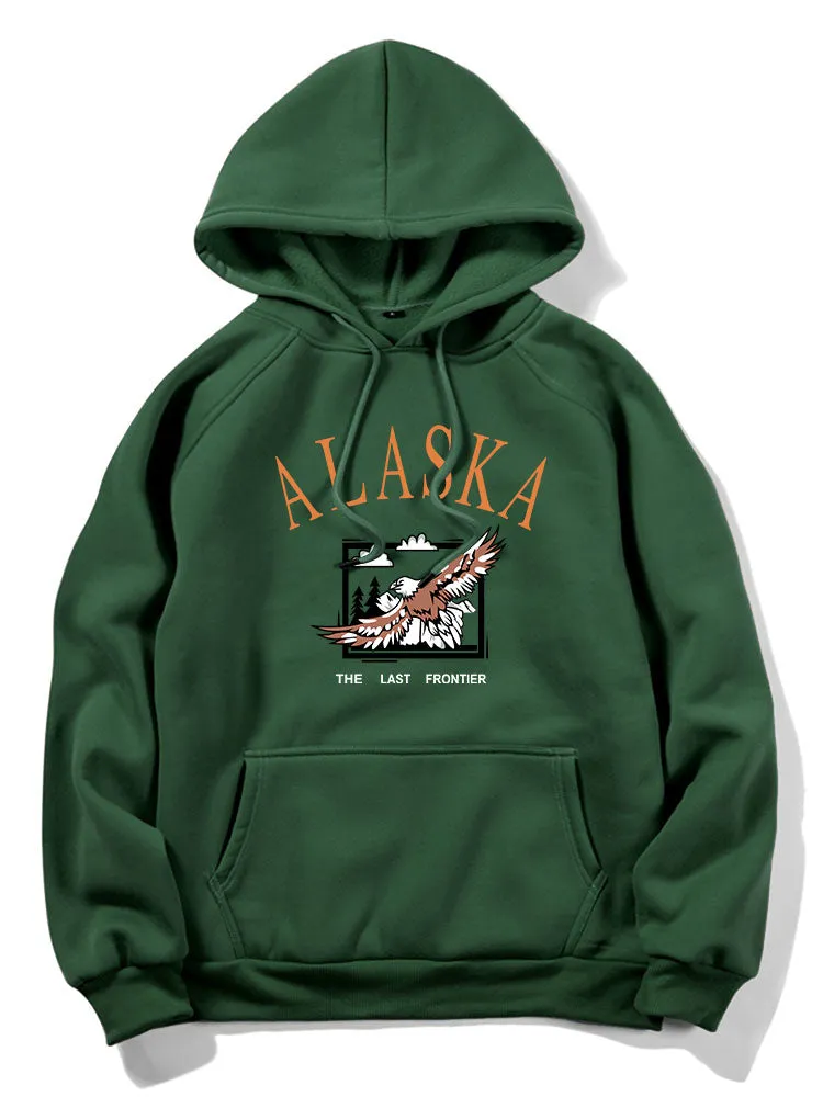 Alaska Eagle Print Hoodie sold by Hoooyi