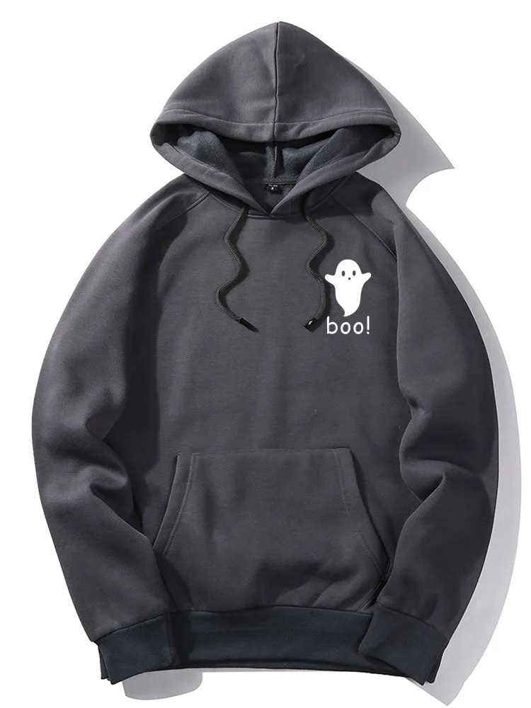 Cute Ghost Print Hoodie sold by Hoooyi product image thumbnail 3