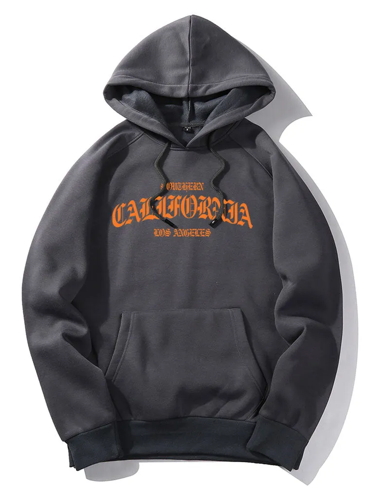 California Letter Print Hoodie sold by Hoooyi product image thumbnail 5