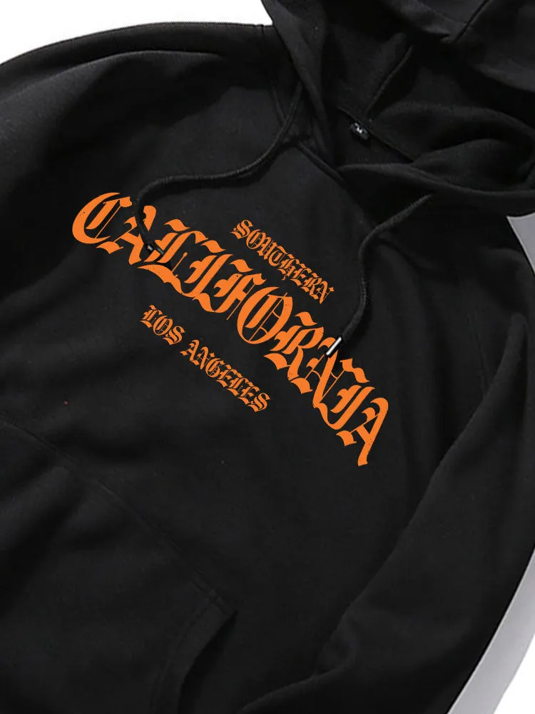 California Letter Print Hoodie sold by Hoooyi product image thumbnail 2