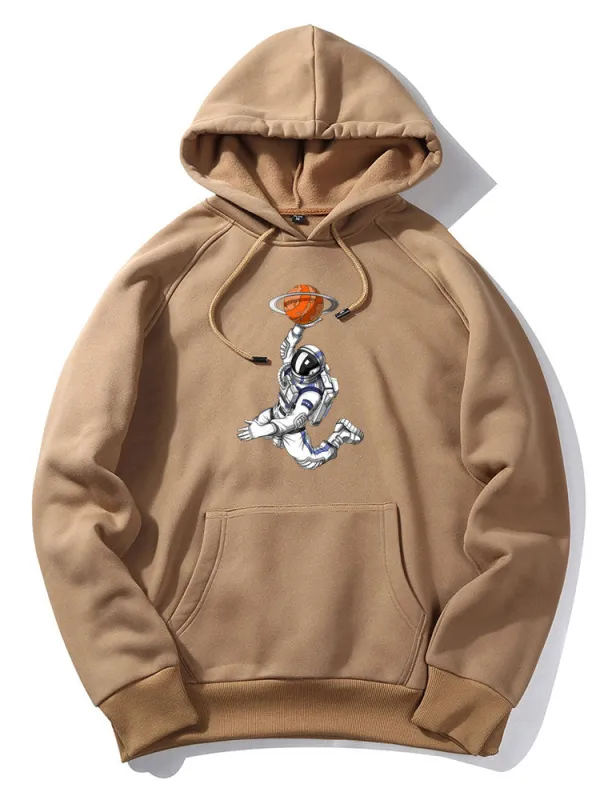 Astronaut Print Hoodie made by Hoooyi