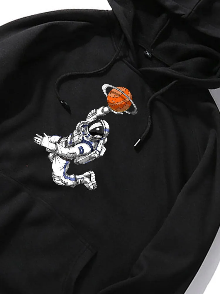 Astronaut Print Hoodie sold by Hoooyi product image thumbnail 3