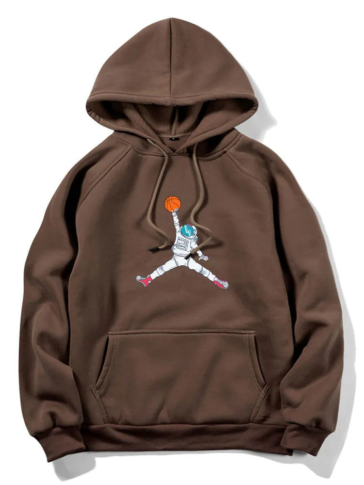 Basketball Astronaut Print Hoodie sold by Hoooyi product image thumbnail 5
