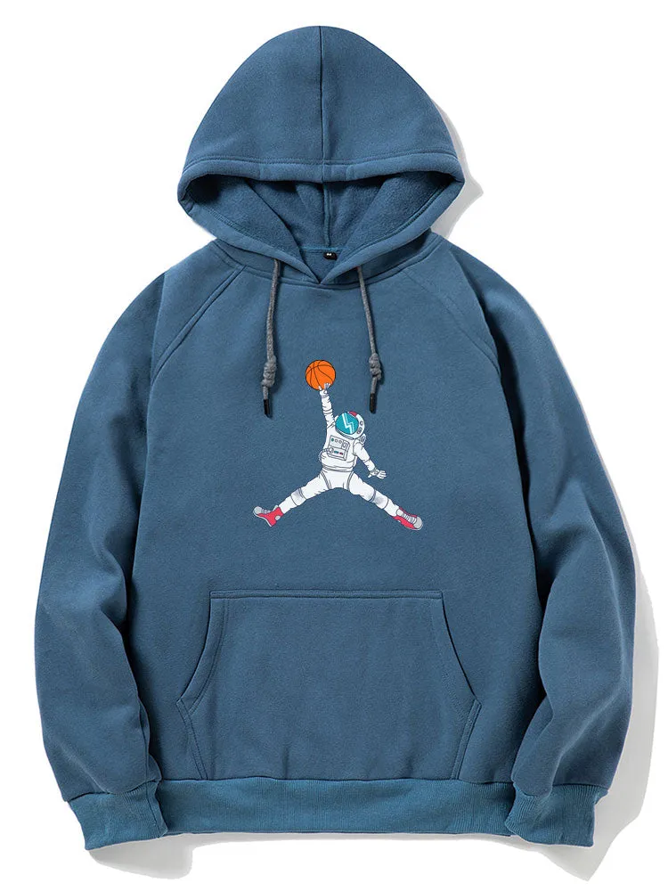 Basketball Astronaut Print Hoodie sold by Hoooyi product image thumbnail 3