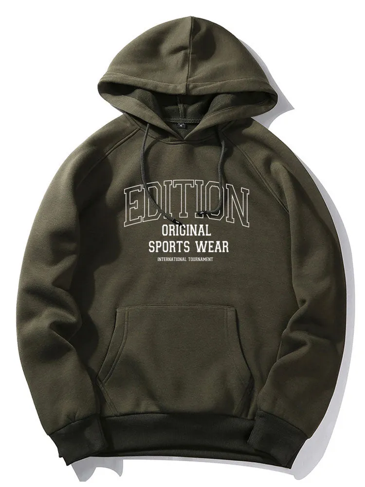 Edition Letter Print Hoodies sold by Hoooyi product image thumbnail 2