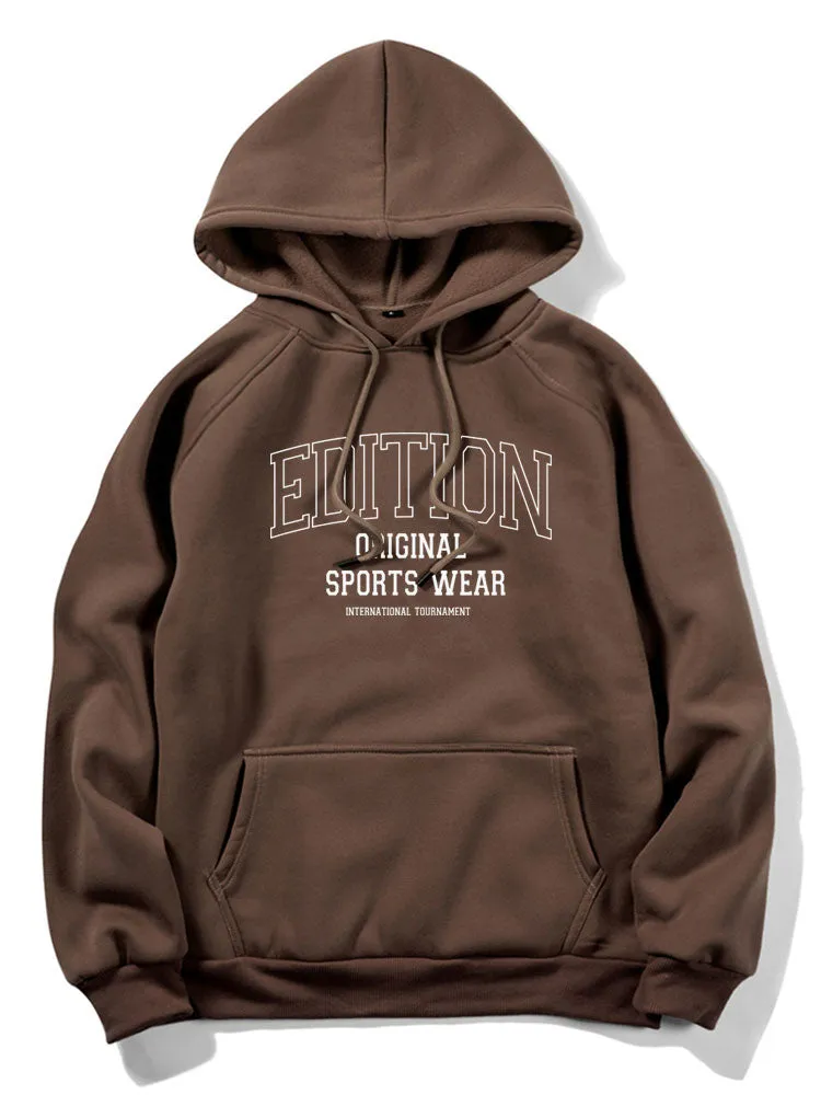Edition Letter Print Hoodies sold by Hoooyi product image thumbnail 3