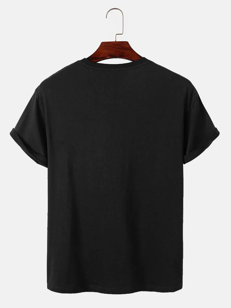 Skull Line Print T-Shirt sold by Hoooyi product image thumbnail 2