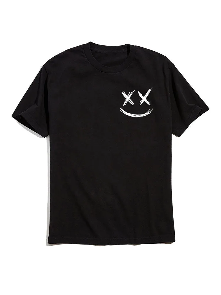 Smile Face Summer T-Shirts sold by Hoooyi product image thumbnail 3