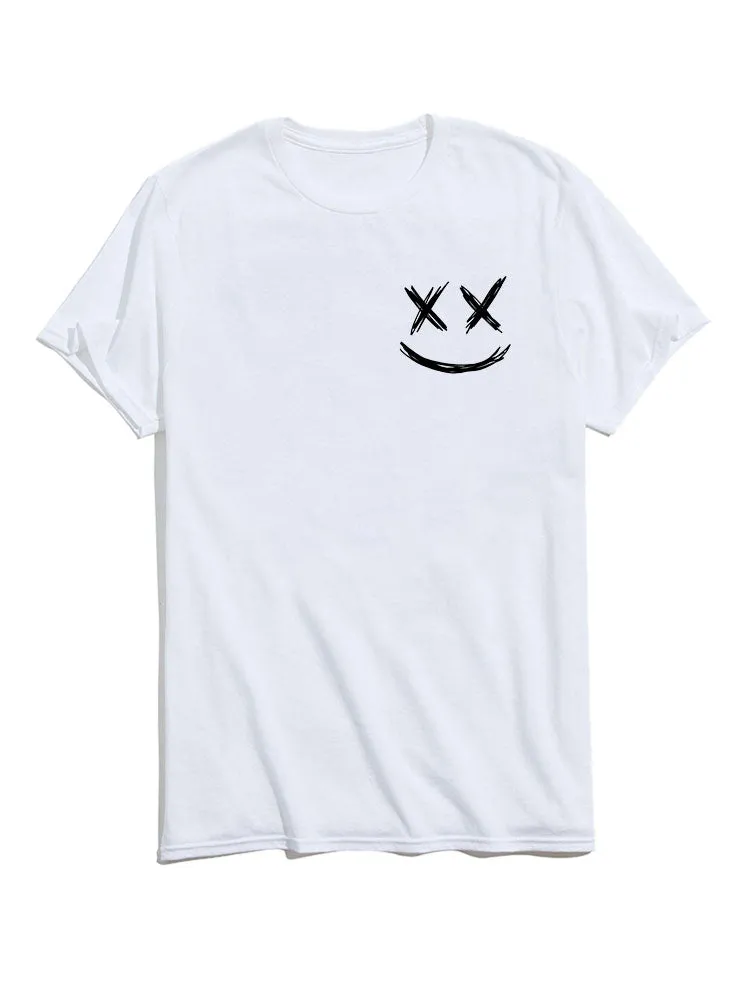 Smile Face Summer T-Shirts sold by Hoooyi