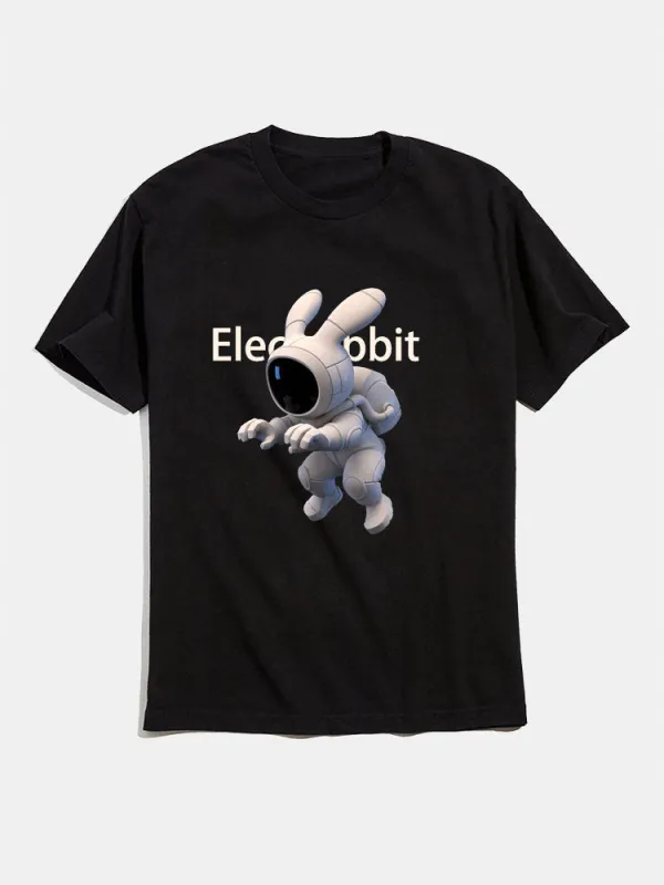 Robot Rabbit Graphic T-Shirts sold by Hoooyi
