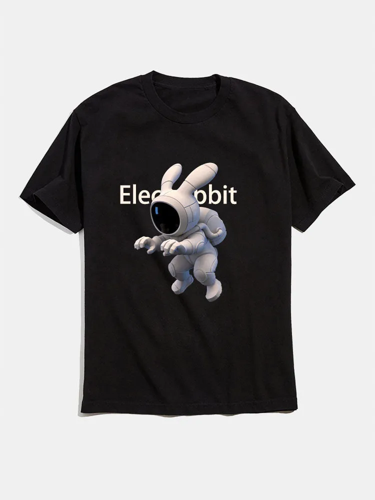 Robot Rabbit Graphic T-Shirts sold by Hoooyi