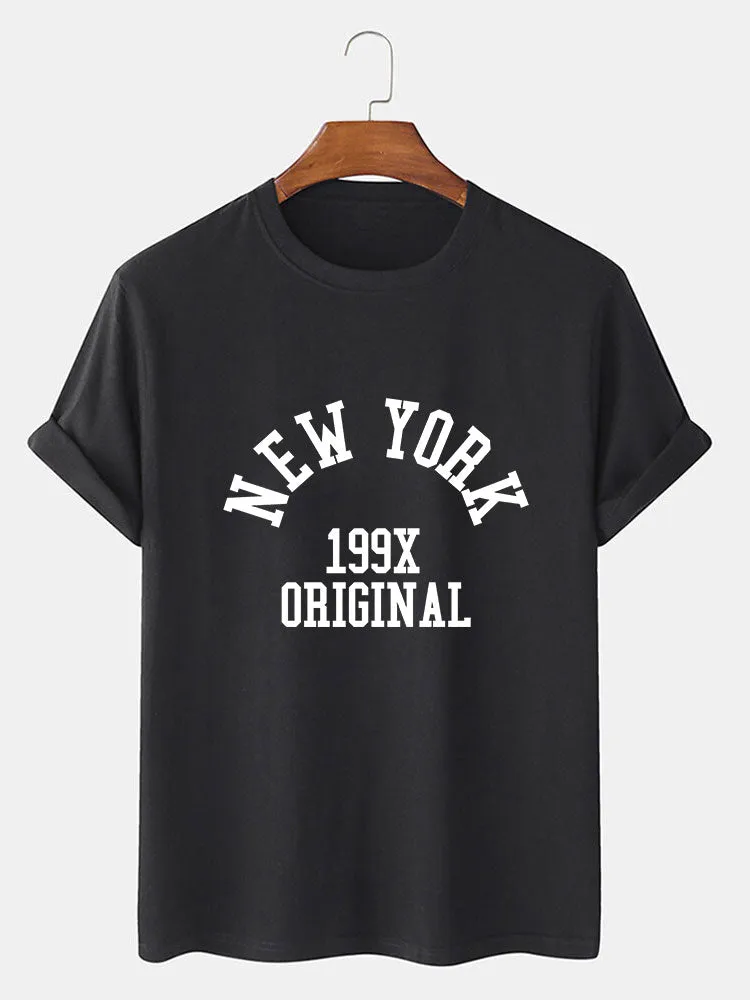 New York Print T-Shirt sold by Hoooyi product image thumbnail 2