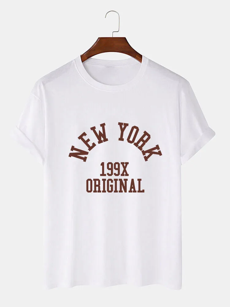 New York Print T-Shirt sold by Hoooyi product image thumbnail 3