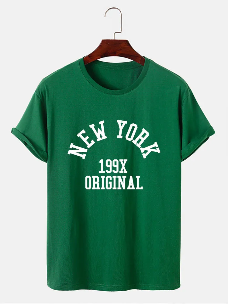 New York Print T-Shirt sold by Hoooyi product image thumbnail 5