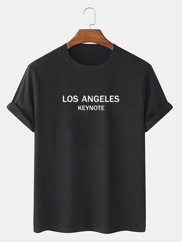 Los Angeles Print T-Shirt sold by Hoooyi