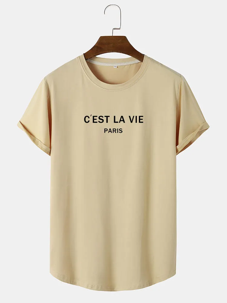 Paris Print Arc Hem T-Shirt sold by Hoooyi product image thumbnail 2