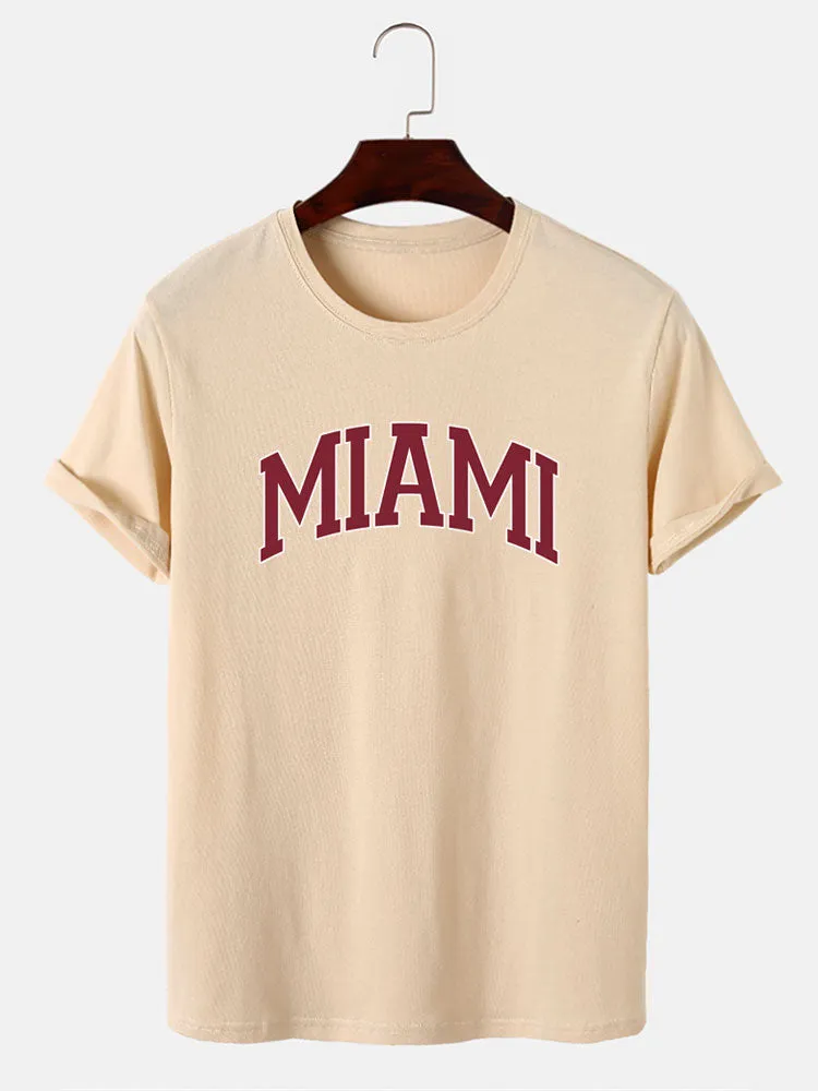 Miami Print T-Shirt sold by Hoooyi product image thumbnail 3