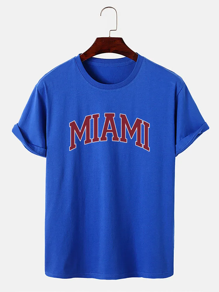 Miami Print T-Shirt sold by Hoooyi product image thumbnail 5