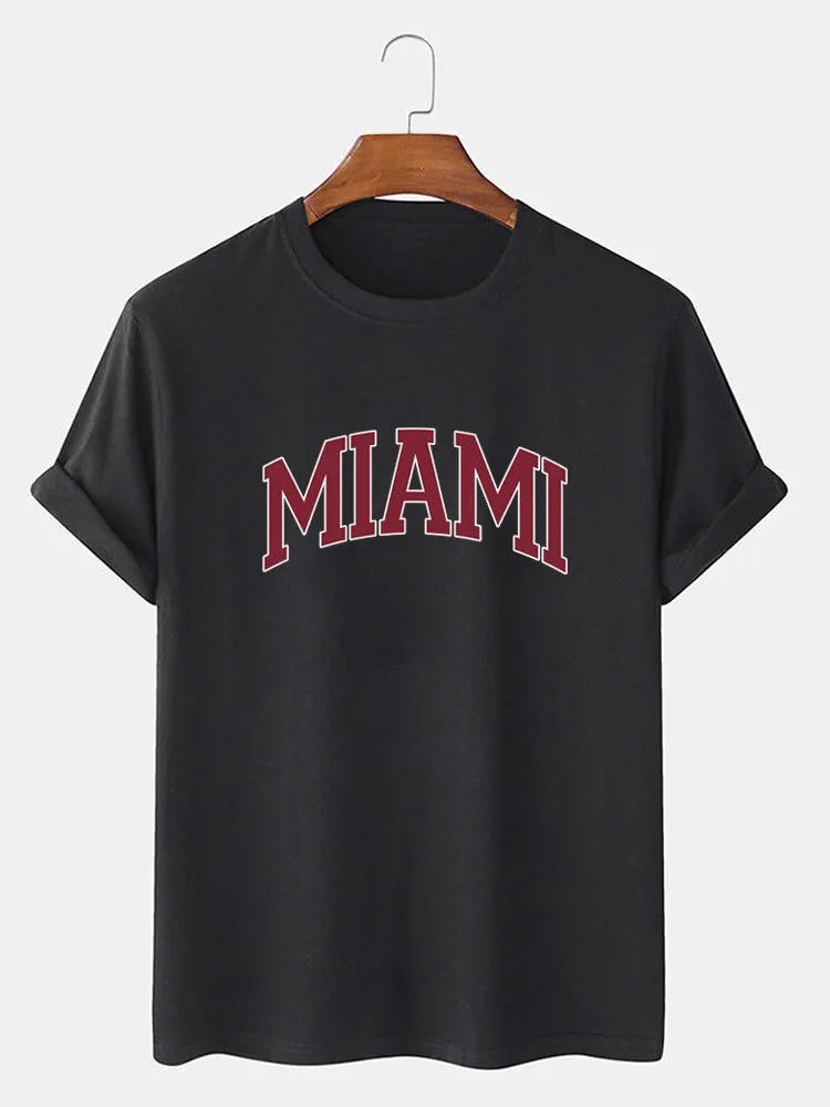 Miami Print T-Shirt sold by Hoooyi product image thumbnail 2