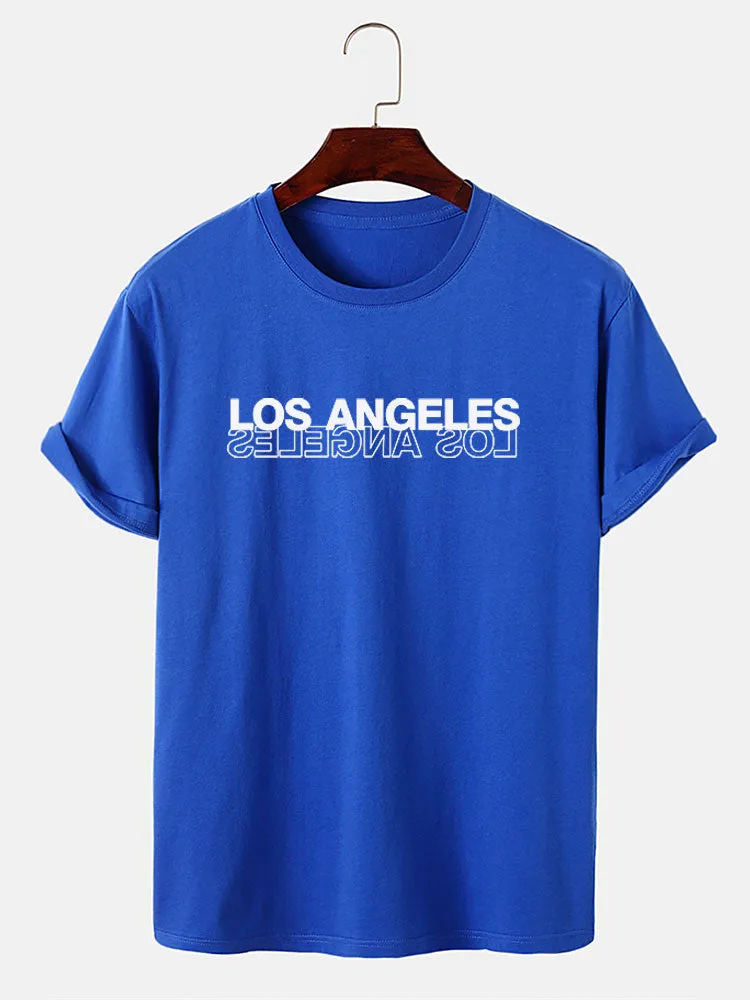 Los Angeles Print T-Shirt sold by Hoooyi product image thumbnail 4