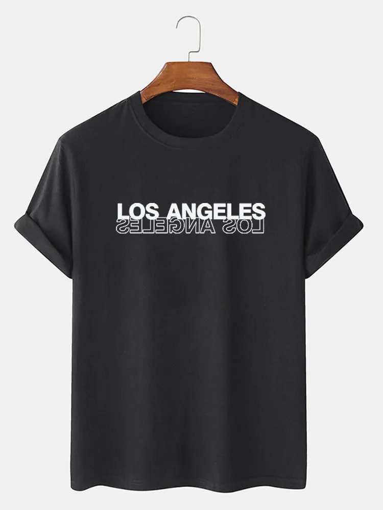 Los Angeles Print T-Shirt sold by Hoooyi