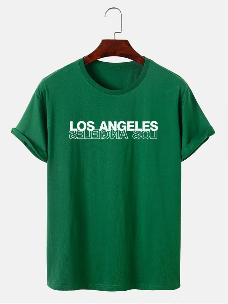 Los Angeles Print T-Shirt sold by Hoooyi product image thumbnail 5