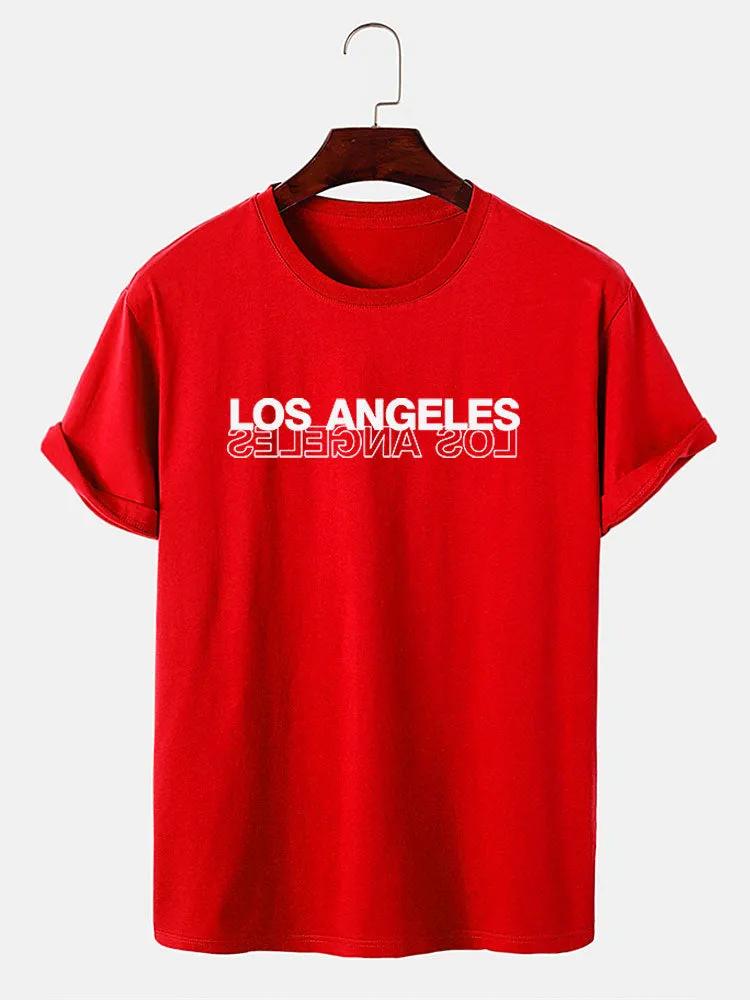 Los Angeles Print T-Shirt sold by Hoooyi product image thumbnail 3
