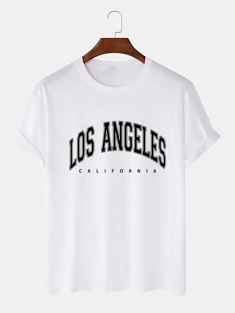 Los Angeles Print T-Shirt sold by Hoooyi product image thumbnail 2