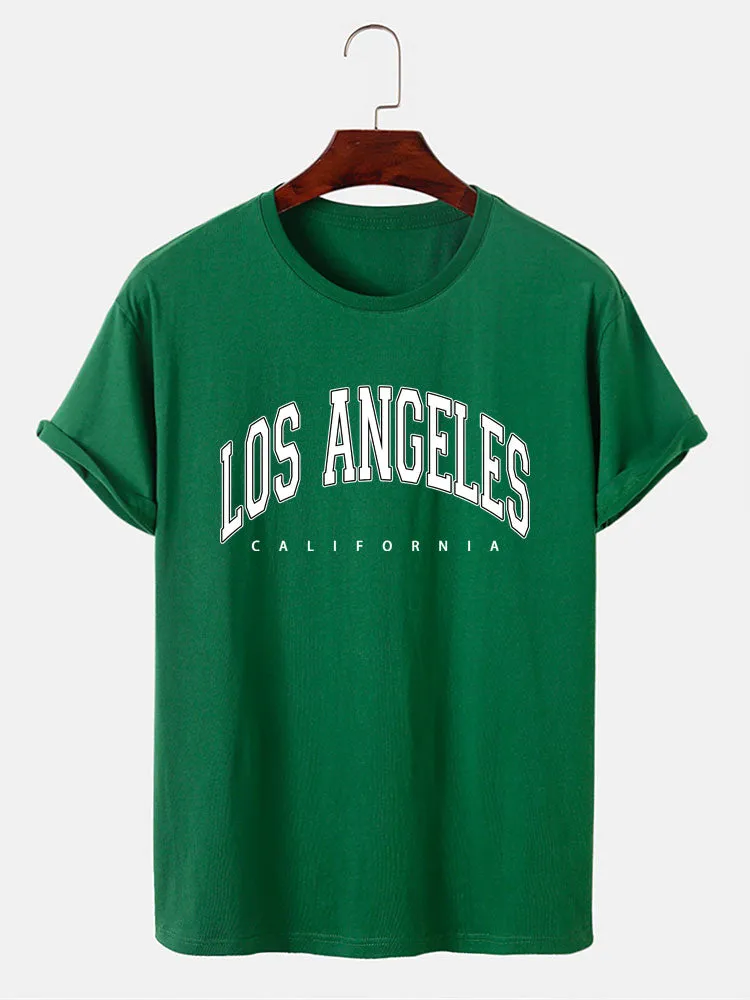Los Angeles Print T-Shirt sold by Hoooyi product image thumbnail 5