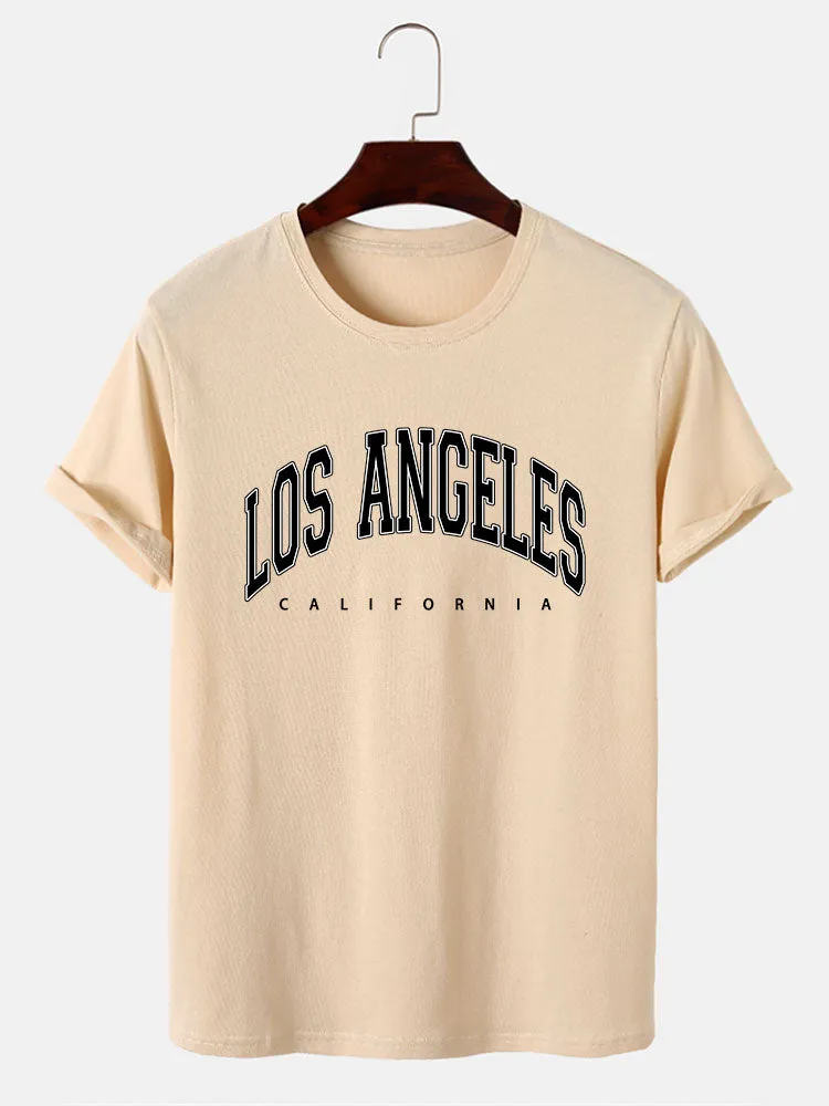 Los Angeles Print T-Shirt sold by Hoooyi product image thumbnail 3