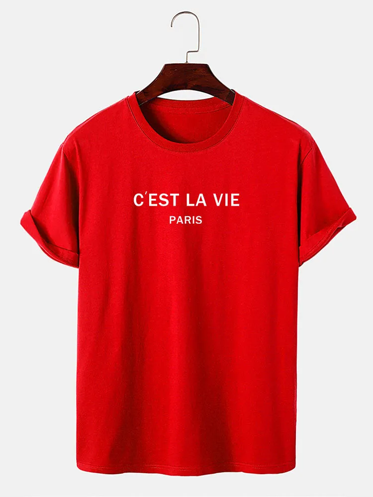 Paris Letter Print T-Shirt sold by Hoooyi product image thumbnail 4