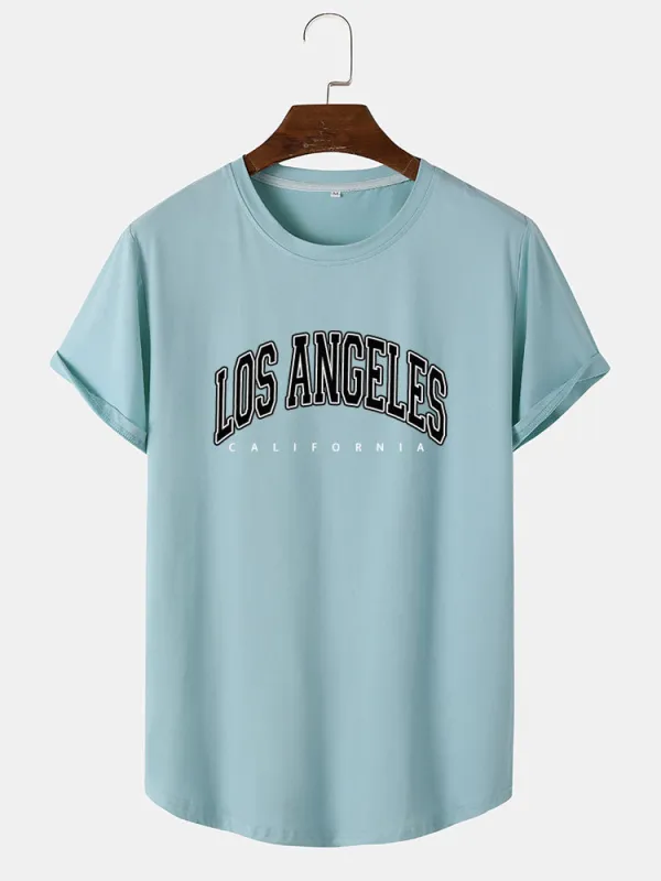 Los Angeles Print T-Shirt sold by Hoooyi