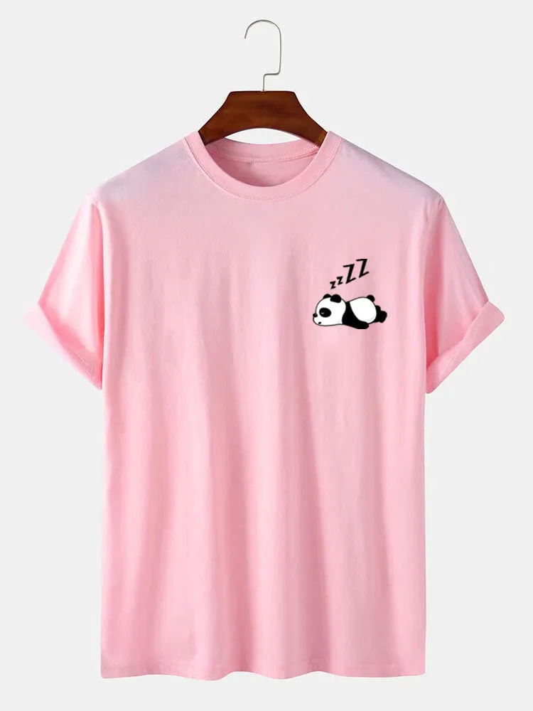 Lazy Panda Print T-Shirt sold by Hoooyi product image thumbnail 4