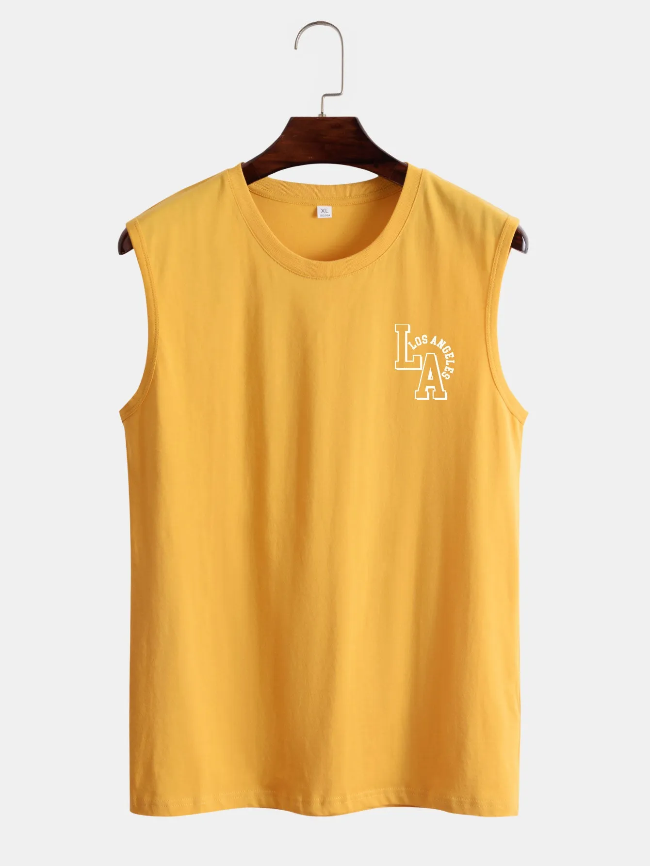 LA Letter Print Tank Top sold by Hoooyi product image thumbnail 3