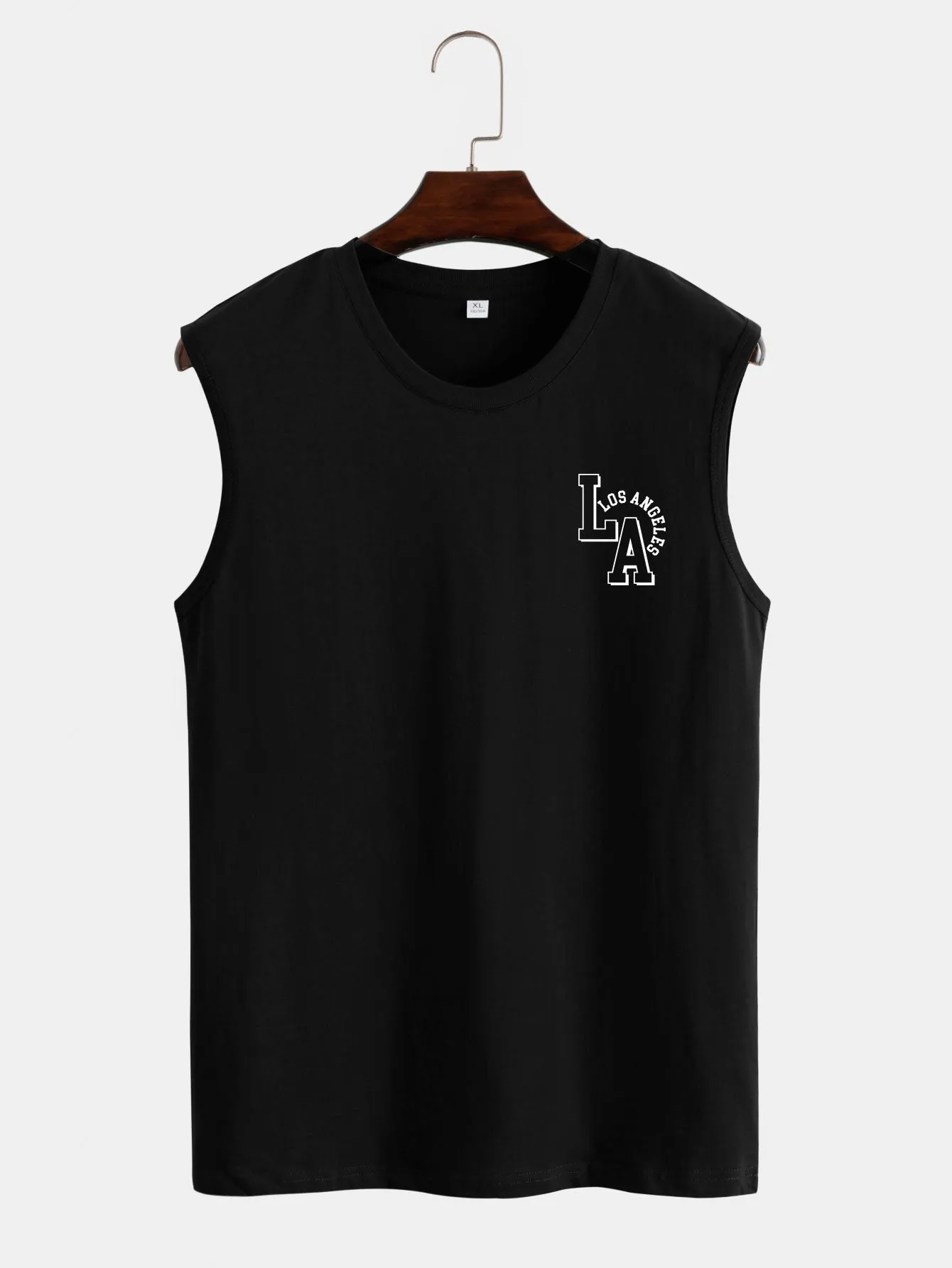 LA Letter Print Tank Top sold by Hoooyi product image thumbnail 2