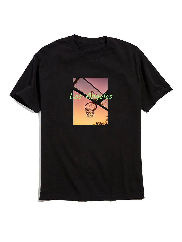 Graphic And Slogan Print T-Shirts sold by Hoooyi product image thumbnail 2