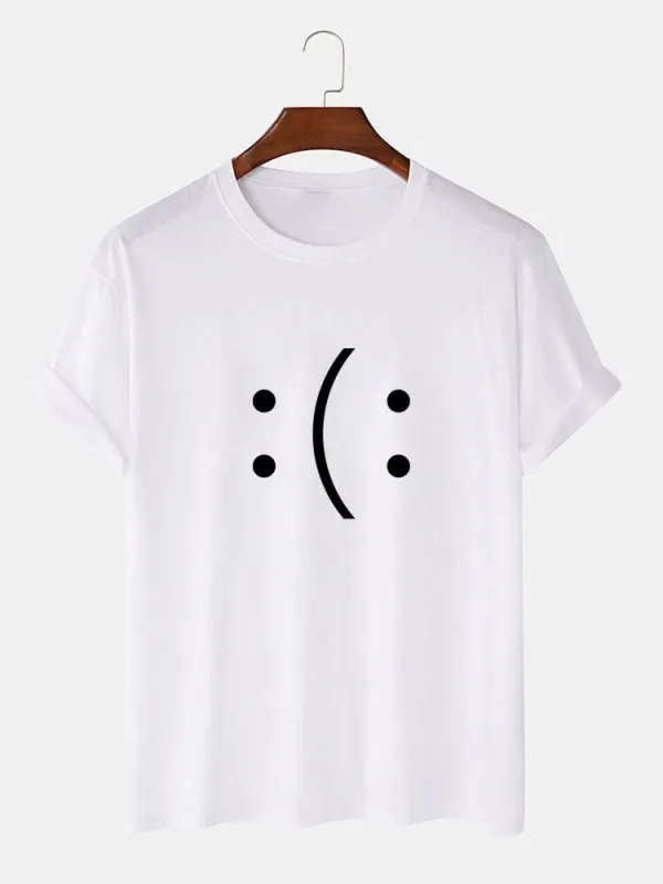 Emoji Print T-Shirt sold by Hoooyi