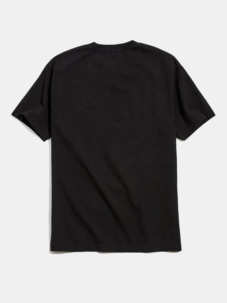 Cool Skeleton Graphic Crew Neck T-Shirts sold by Hoooyi product image thumbnail 2