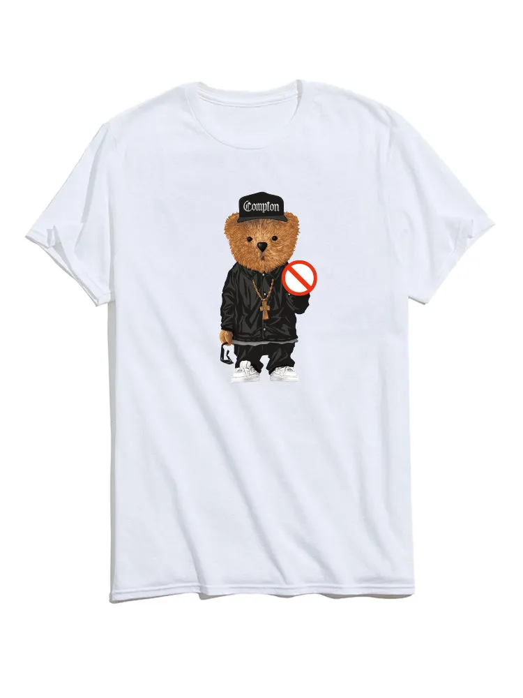 Fxxx U Bear Graphic T-Shirts sold by Hoooyi