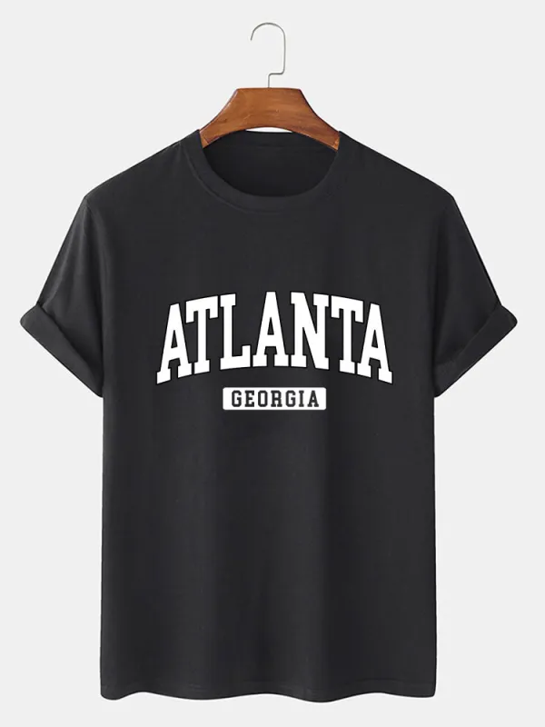 Atlanta Print T-Shirt sold by Hoooyi