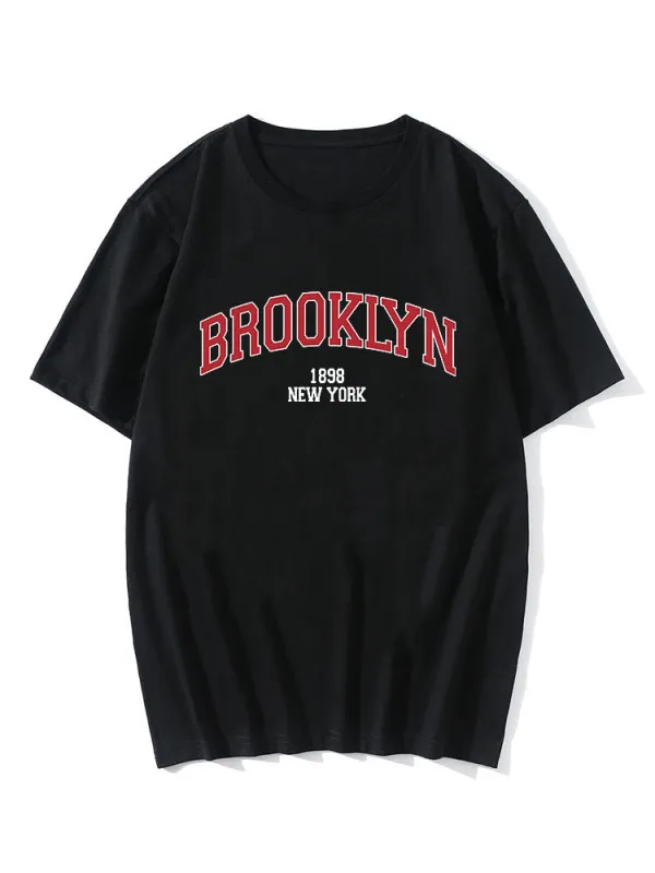 Brooklyn Print T-Shirt sold by Hoooyi